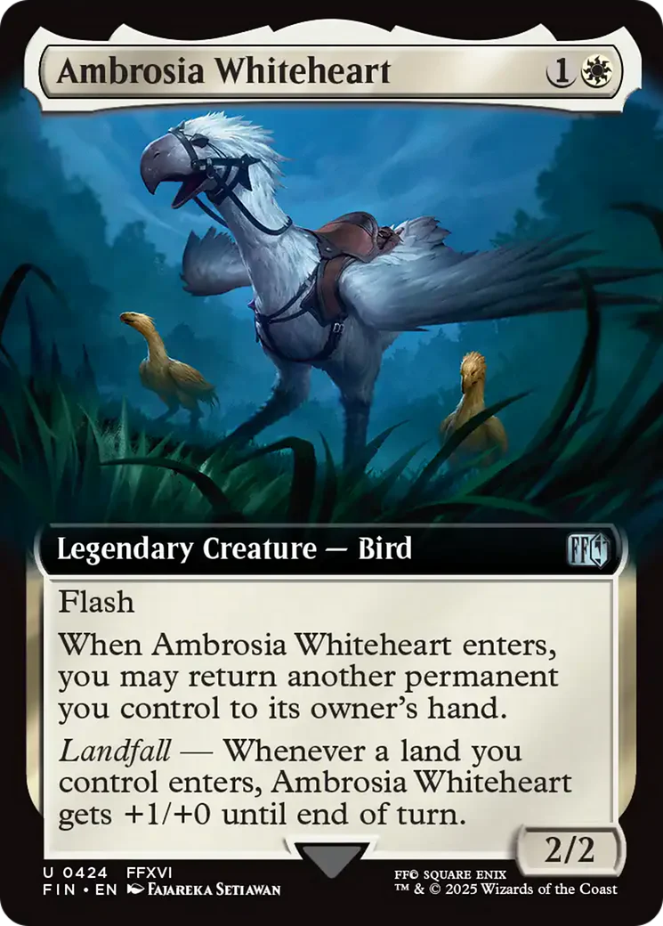 Ambrosia Whiteheart (Extended Art) (FIN-424) - FINAL FANTASY Foil