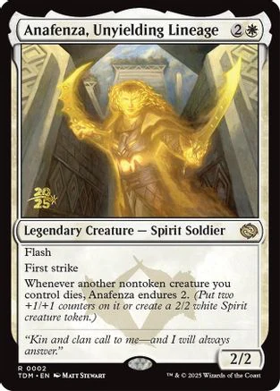 Anafenza, Unyielding Lineage (PRE-002) - Prerelease Cards Foil