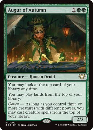 Augur of Autumn (EOC-092) - Commander: Edge of Eternities