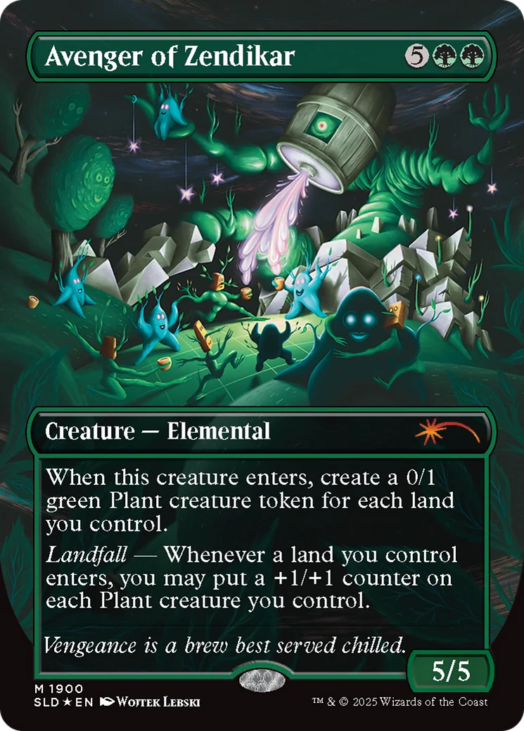 Avenger of Zendikar (Double Rainbow Foil) (SLD-1900) - Secret Lair Drop Series Foil