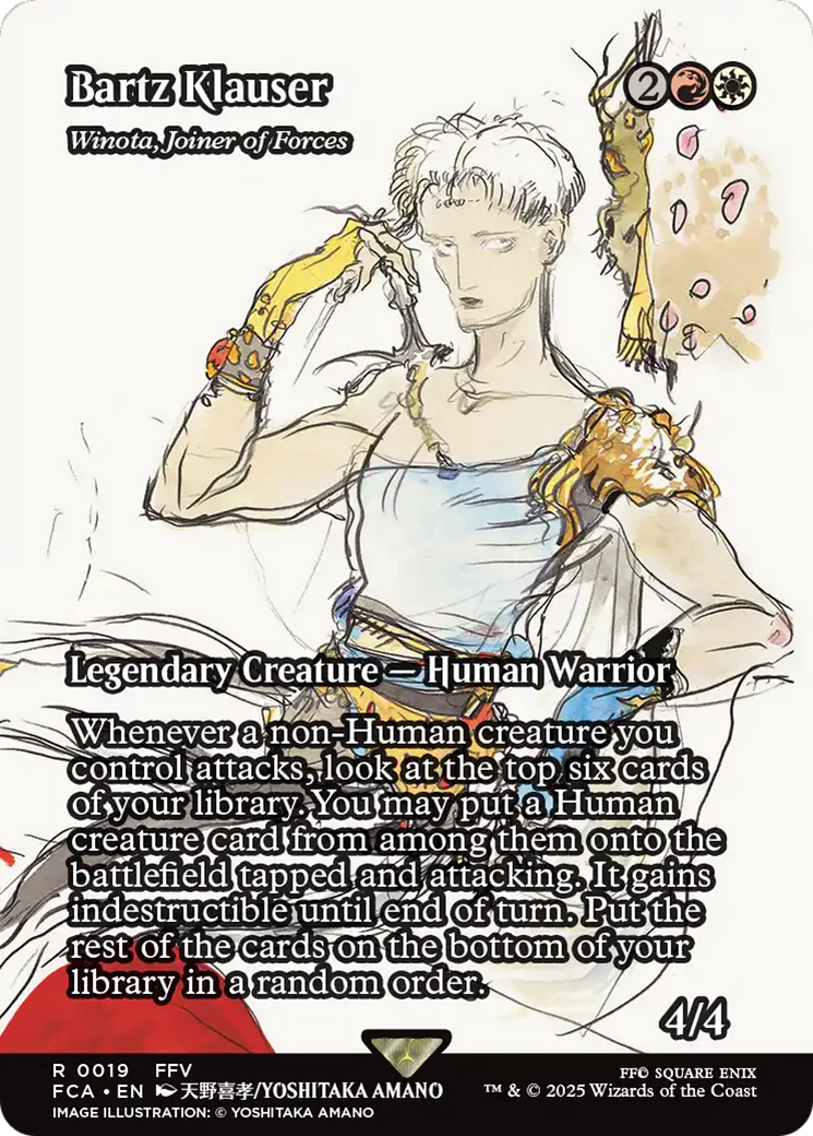 Bartz Klauser - Winota, Joiner of Forces (Showcase) (FCA-019) - FINAL FANTASY: Through the Ages
