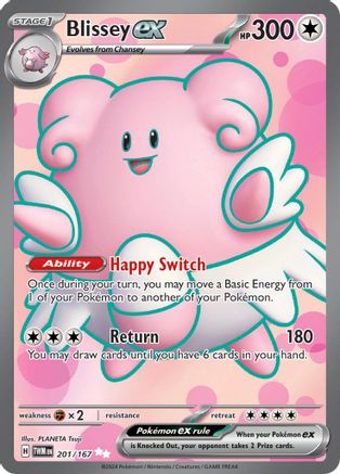 Blissey ex 201/167 - Ultra Rare - Holofoil