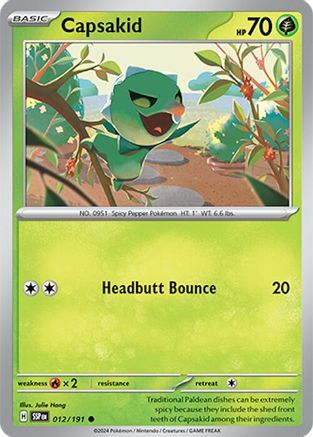 Capsakid 012/191 - Common - Reverse Holofoil