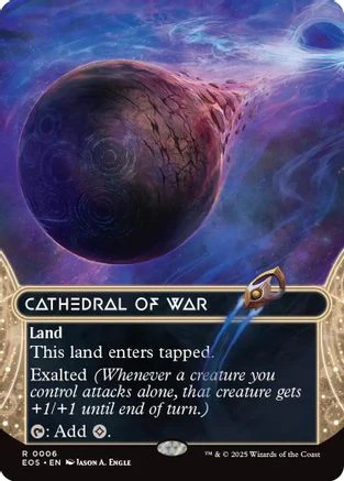 Cathedral of War (0006) (Borderless) (EOS-006) - Edge of Eternities: Stellar Sights