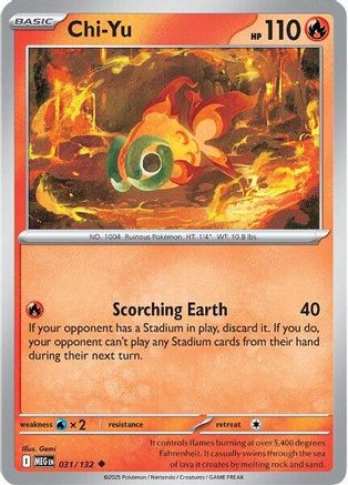 Chi-Yu 031 - Uncommon - Reverse Holofoil