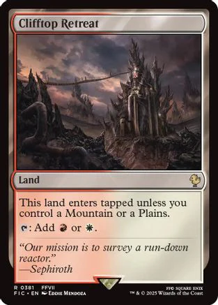 Clifftop Retreat (Surge Foil) (FIC-381) - Commander: FINAL FANTASY Foil