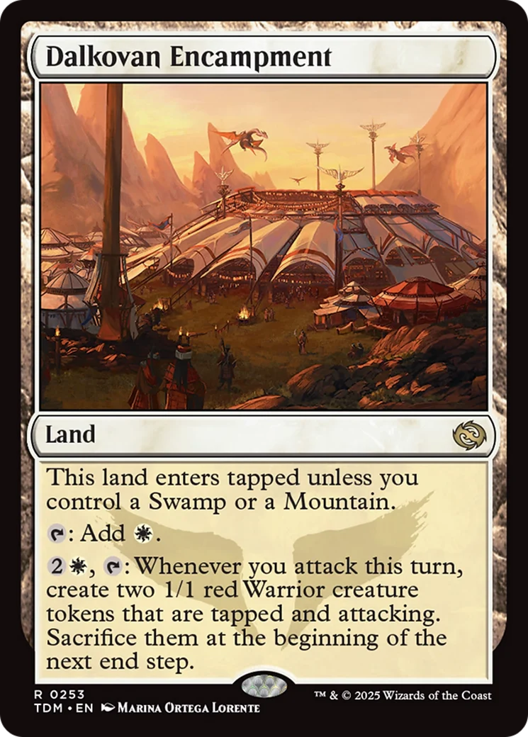 Dalkovan Encampment (TDM-253) - Tarkir: Dragonstorm Foil