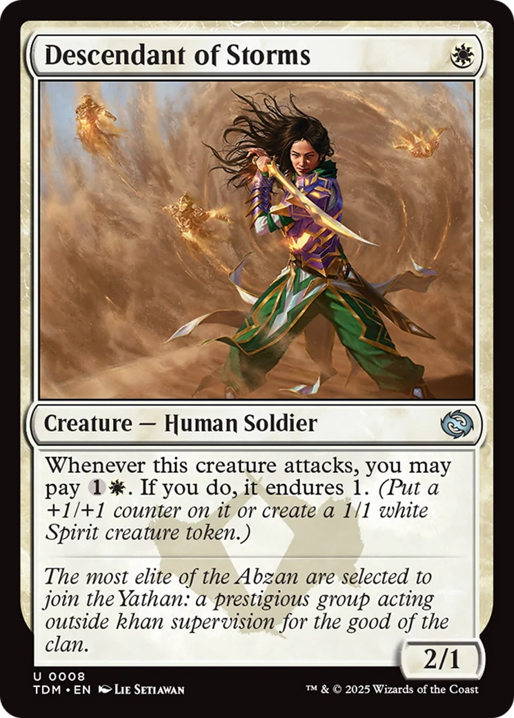 Descendant of Storms (TDM-008) - Tarkir: Dragonstorm