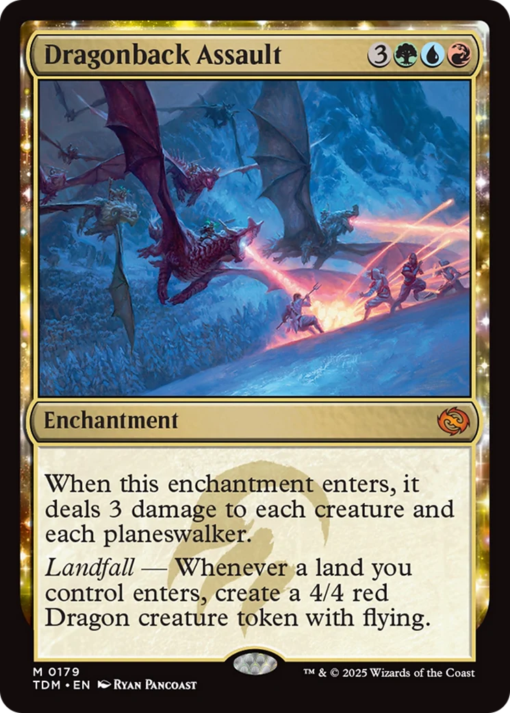 Dragonback Assault (TDM-179) - Tarkir: Dragonstorm Foil