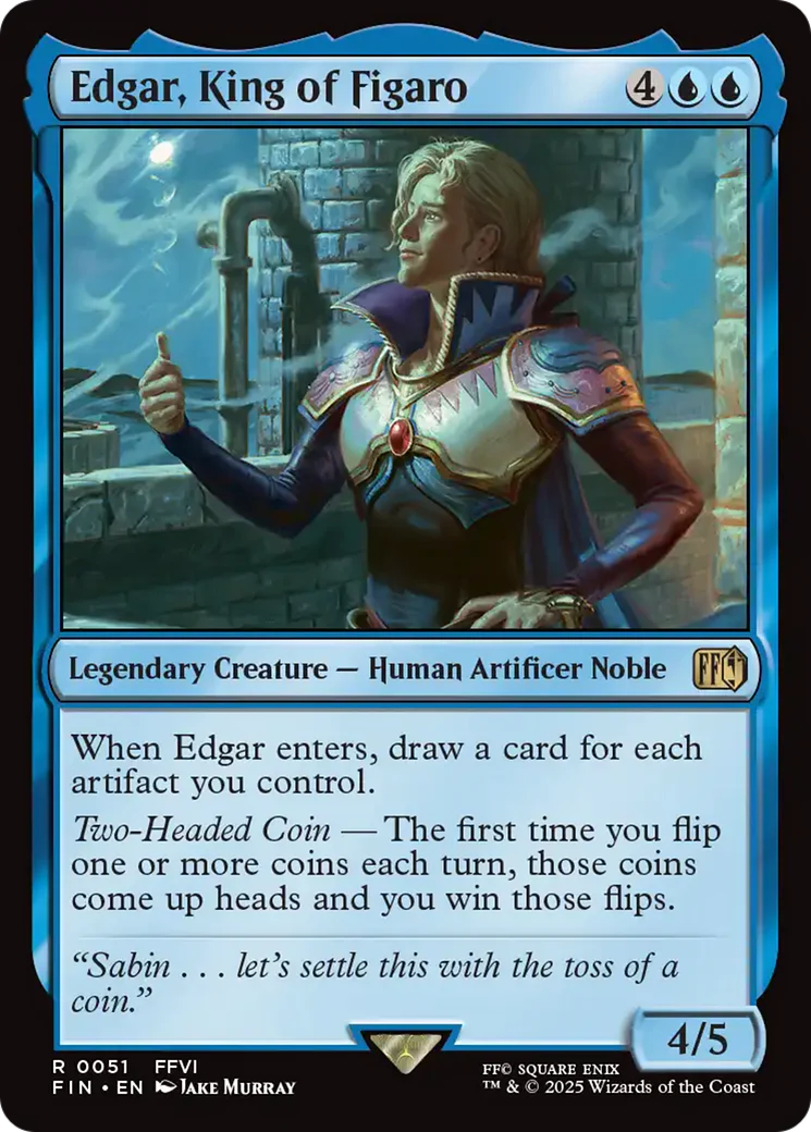 Edgar, King of Figaro (FIN-051) - FINAL FANTASY Foil