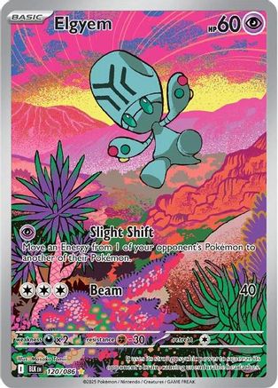 Elgyem 120/086 - Illustration Rare - Holofoil