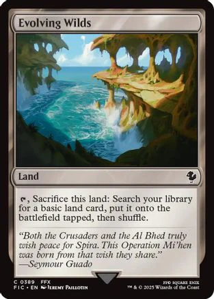 Evolving Wilds (Surge Foil) (FIC-389) - Commander: FINAL FANTASY Foil