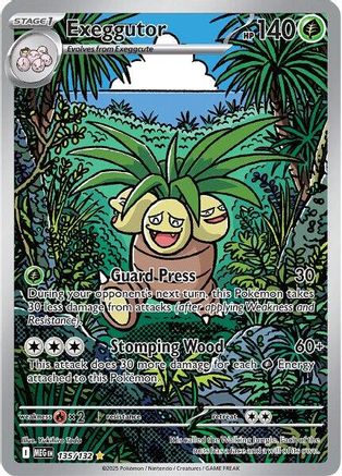 Exeggutor 135/132 - Illustration Rare - Holofoil