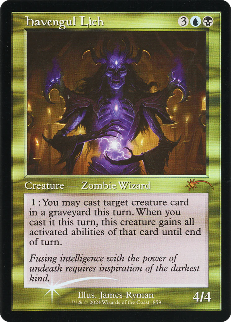 Havengul Lich (Retro Frame) (SLD-859) - Secret Lair Drop Series Foil