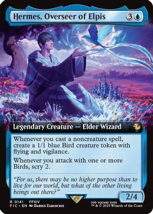 Hermes, Overseer of Elpis (Extended Art) (FIC-141) - Commander: FINAL FANTASY Foil