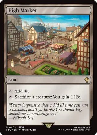 High Market (Surge Foil) (FIC-402) - Commander: FINAL FANTASY Foil