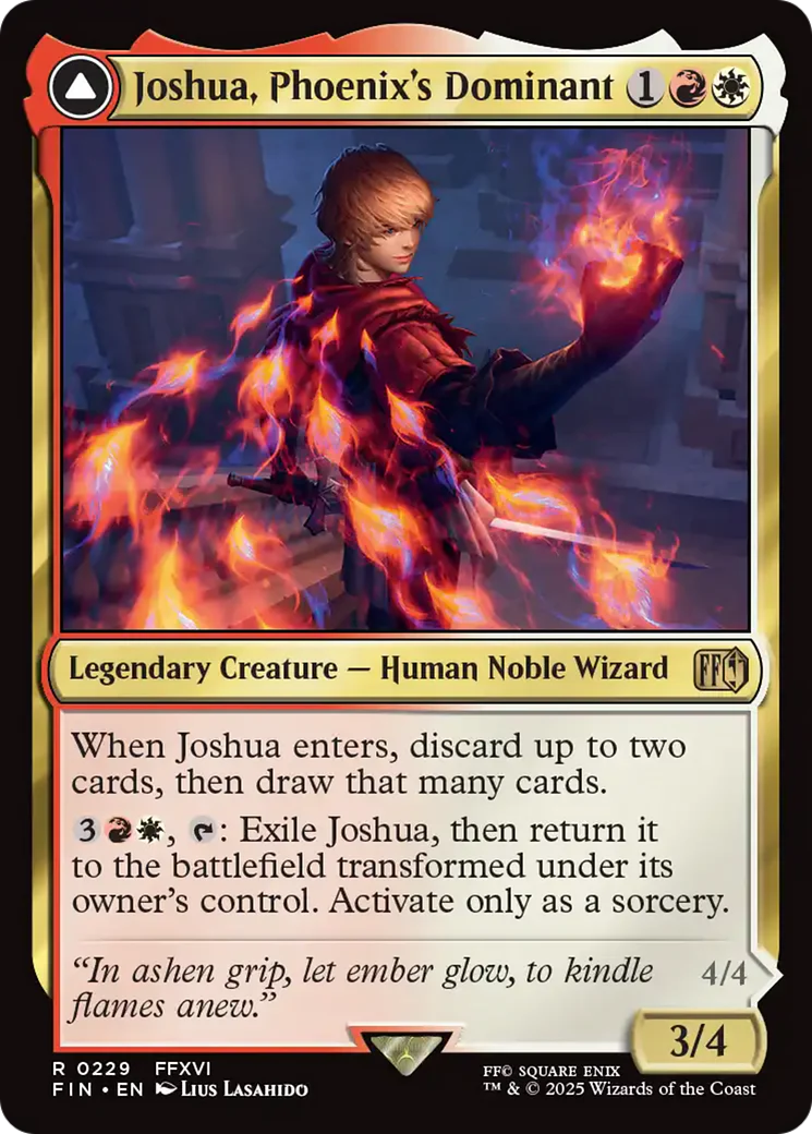 Joshua, Phoenix's Dominant (FCA-229) - FINAL FANTASY Foil