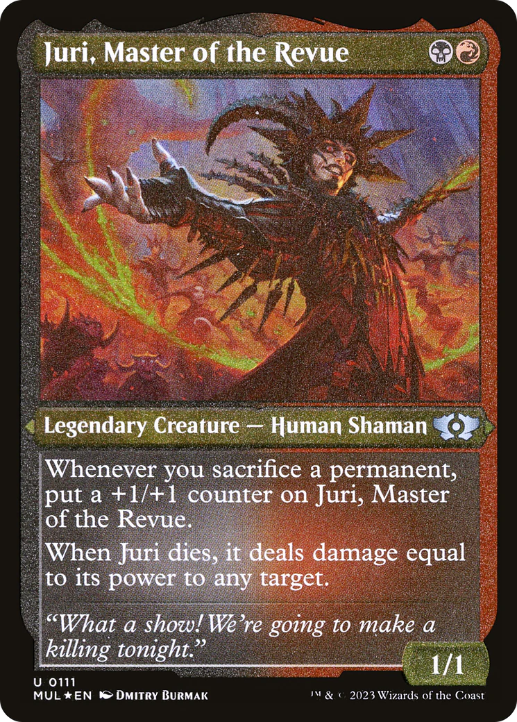 Juri, Master of the Revue (Foil Etched) (MUL-111) - Multiverse Legends Foil