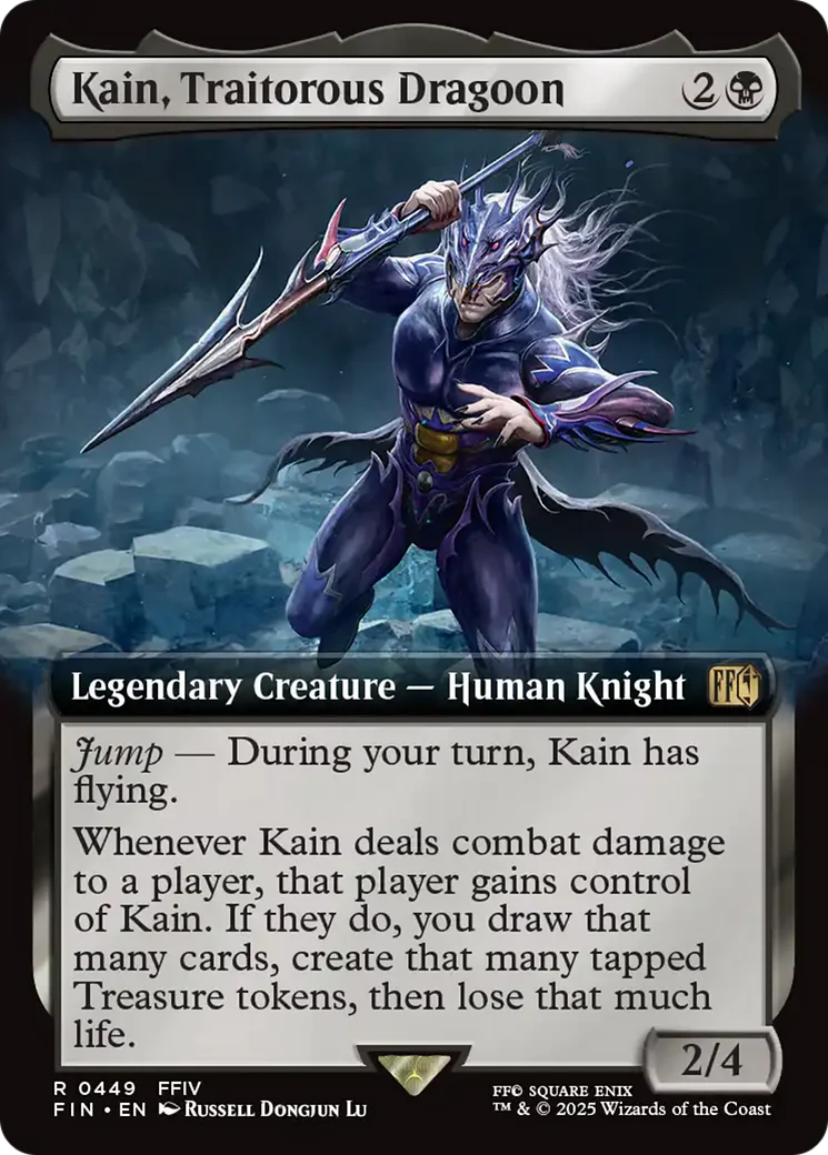 Kain, Traitorous Dragoon (Extended Art) (FIN-449) - FINAL FANTASY Foil