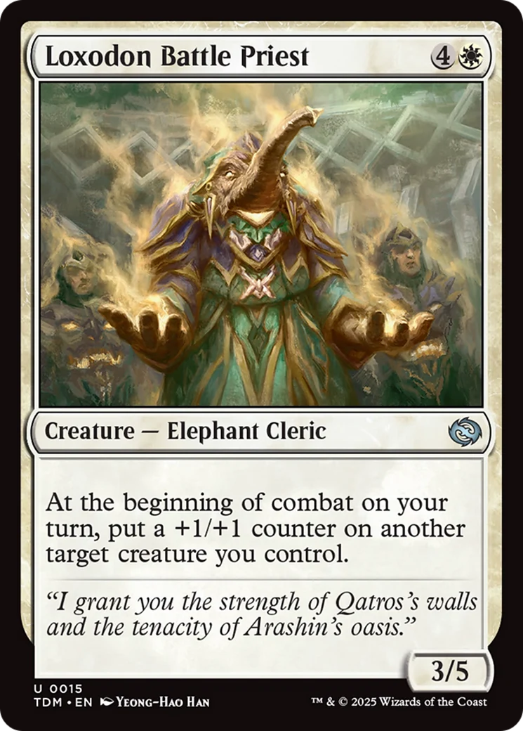 Loxodon Battle Priest (TDM-015) - Tarkir: Dragonstorm