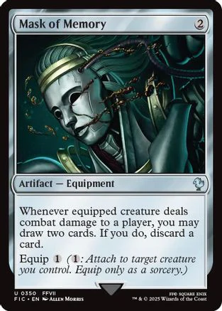 Mask of Memory (Surge Foil) (FIC-350) - Commander: FINAL FANTASY Foil