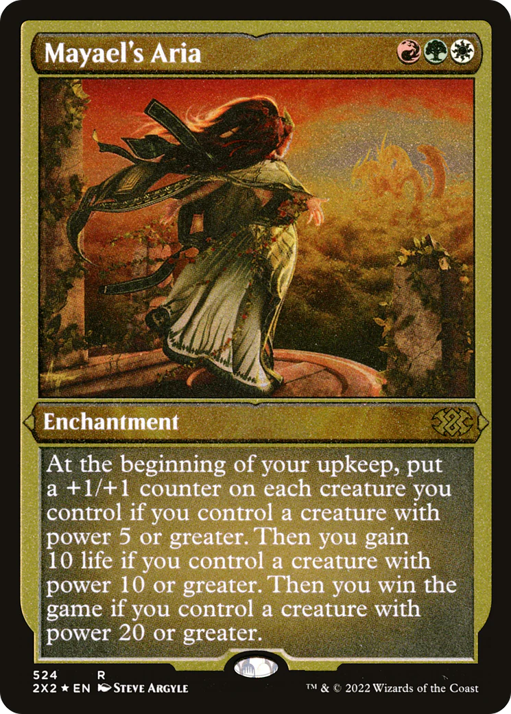 Mayael's Aria (Foil Etched) (2X2-524) - Double Masters 2022 Foil
