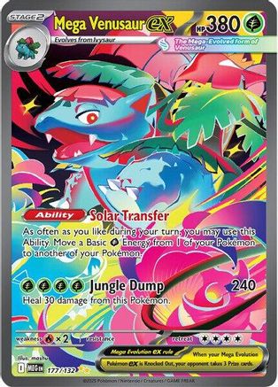 Mega Venusaur ex 177/132 - Special Illustration Rare - Holofoil