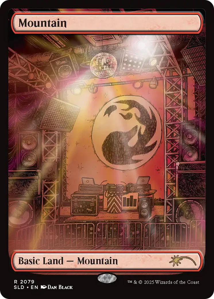 Mountain (SLD-2079) - Secret Lair Drop (Borderless) Foil