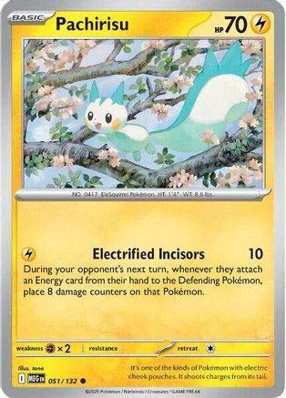 Pachirisu 051 - Common - Reverse Holofoil