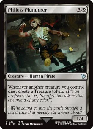 Pitiless Plunderer (Surge Foil) (FIC-281) - Commander: FINAL FANTASY Foil