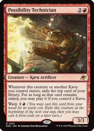 Possibility Technician (PPEOE-153) - Promo Pack: Edge of Eternities Foil