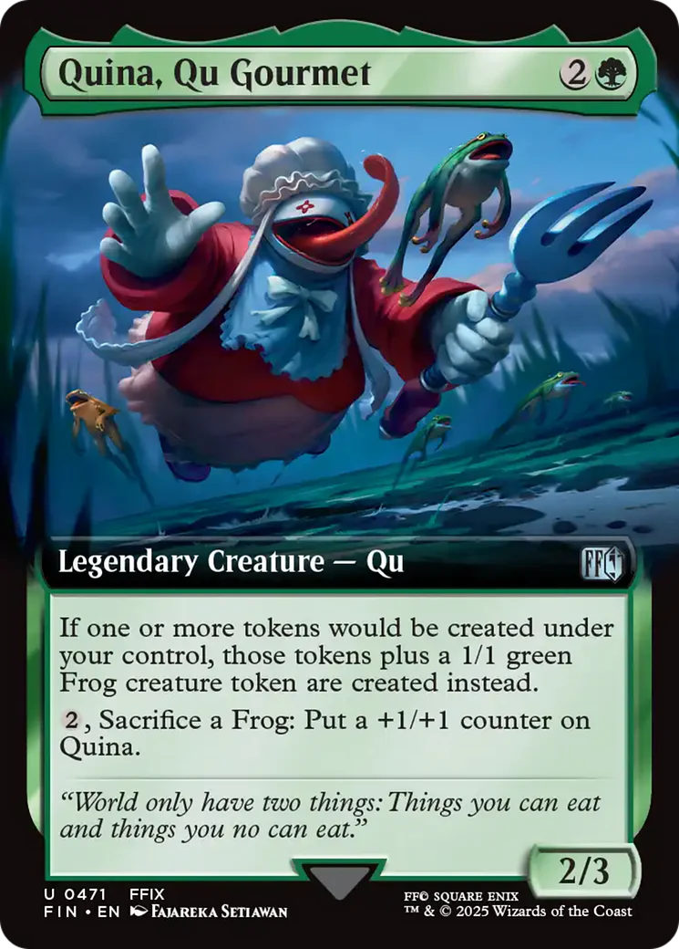 Quina, Qu Gourmet (Extended Art) (FIN-471) - FINAL FANTASY Foil