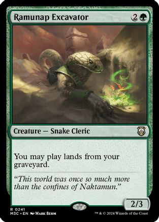 Ramunap Excavator (Ripple Foil) (M3C-241) - Commander: Modern Horizons 3 Foil
