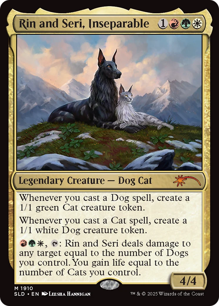 Rin and Seri, Inseparable (1910) (SLD-1910) - Secret Lair Drop Series