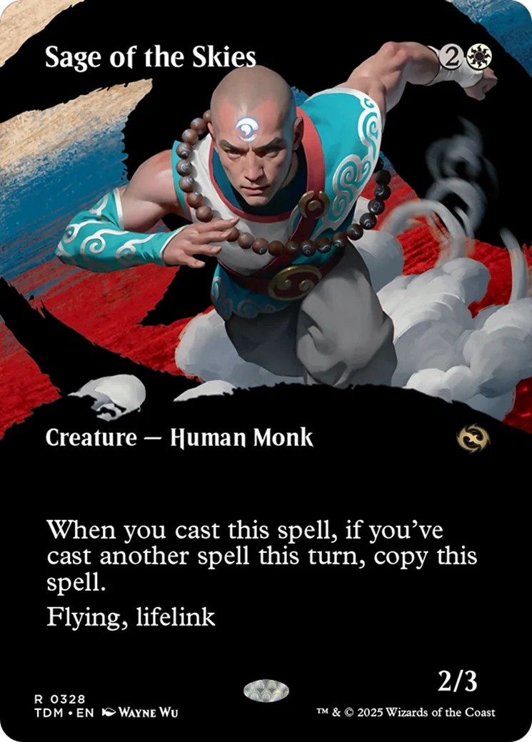 Sage of the Skies (Borderless) (TDM-328) - Tarkir: Dragonstorm