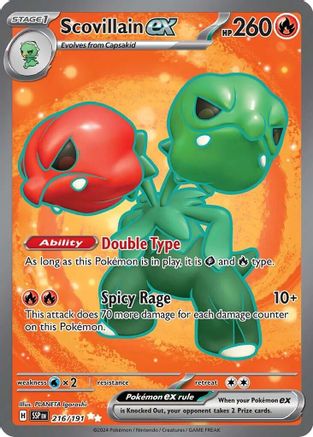 Scovillain ex 216/191 - Ultra Rare - Holofoil