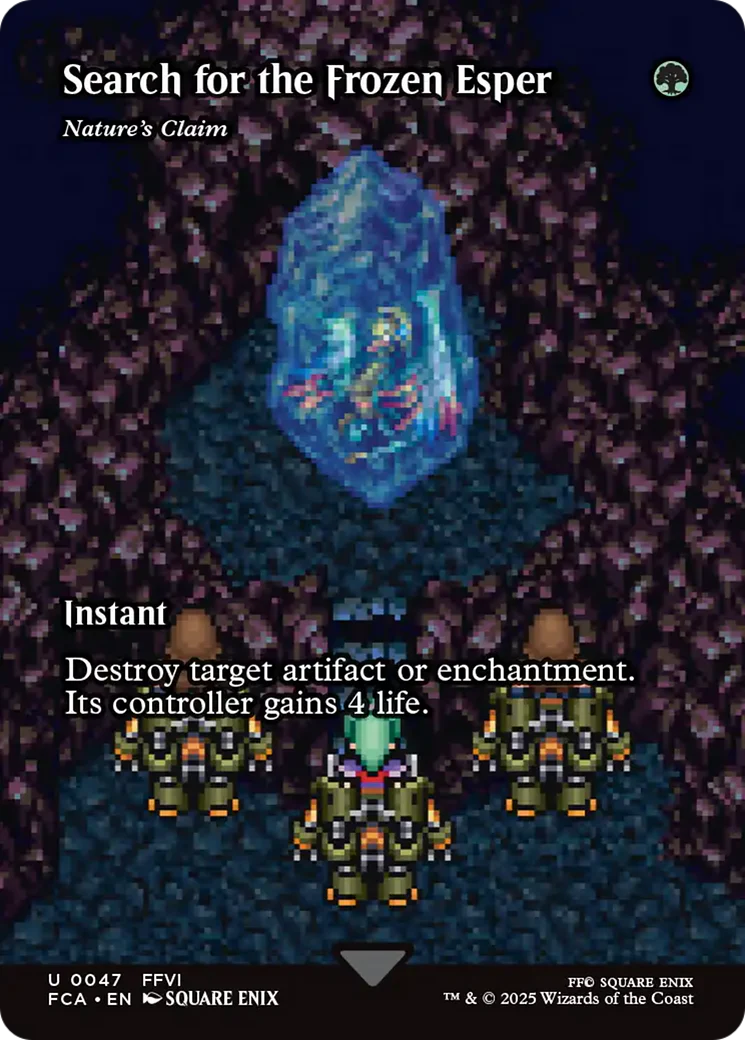 Search for the Frozen Esper - Nature's Claim (Showcase) (FCA-047) - FINAL FANTASY: Through the Ages Foil