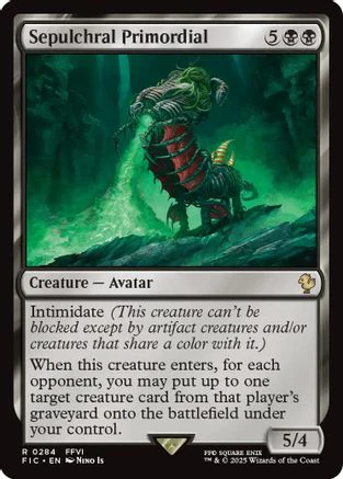 Sepulchral Primordial (Surge Foil) (FIC-284) - Commander: FINAL FANTASY Foil