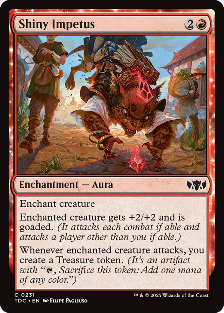 Shiny Impetus (TDC-231) - Commander: Tarkir: Dragonstorm