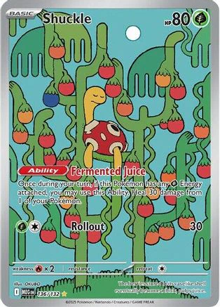 Shuckle 136/132 - Illustration Rare - Holofoil