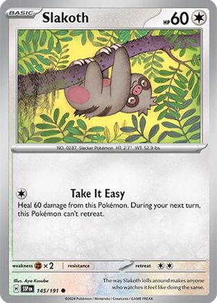 Slakoth 145/191 - Common - Reverse Holofoil