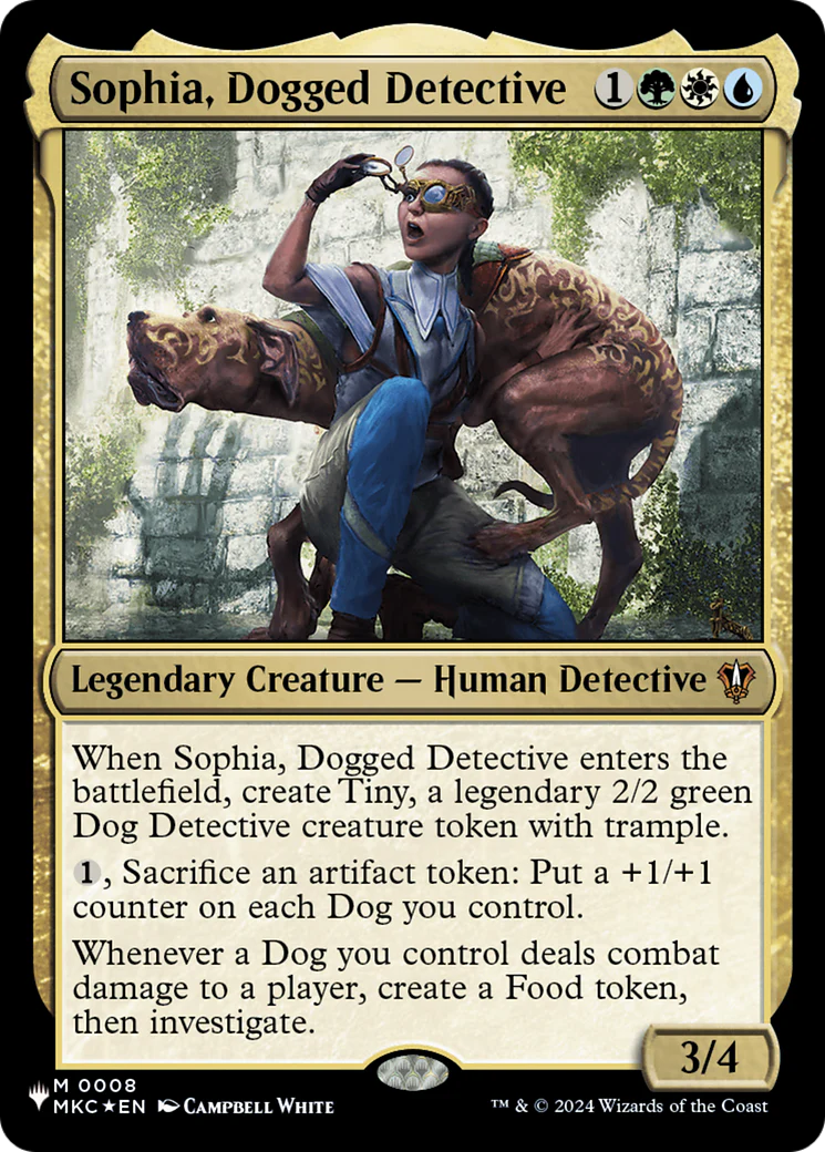 Sophia, Dogged Detective (MKC) (LIST-008) - The List Reprints