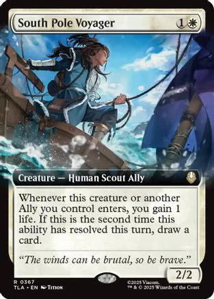 South Pole Voyager (Extended Art) (TLA-367) - Avatar: The Last Airbender Foil