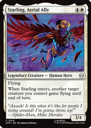 Starling, Aerial Ally (SPM-018) - Marvel's Spider-Man Foil