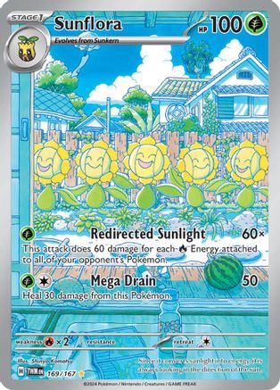 Sunflora 169/167 - Illustration Rare - Holofoil