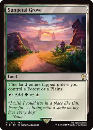 Sunpetal Grove (Surge Foil) (FIC-432) - Commander: FINAL FANTASY Foil