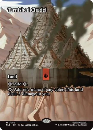Tarnished Citadel (Borderless) (TLE-059) - Avatar: The Last Airbender: Eternal-Legal