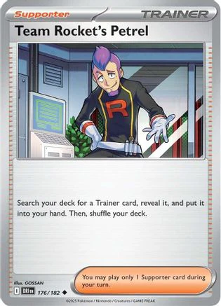 Team Rocket's Petrel 176/182 - Uncommon - Reverse Holofoil