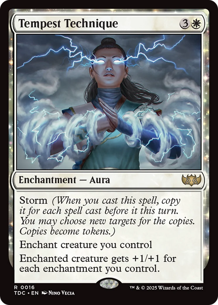Tempest Technique (TDC-016) - Commander: Tarkir: Dragonstorm