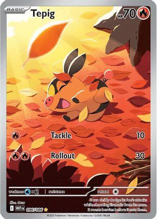 Tepig 096/086 - Illustration Rare - Holofoil